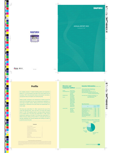 Thumbnail Daifuku Annual Report 2005