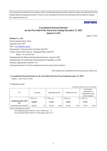 Thumbnail Daifuku Half-year Report fy2025-h1