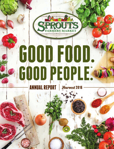 Vorschaubild Sprouts Farmers Market Jahresbericht 2016