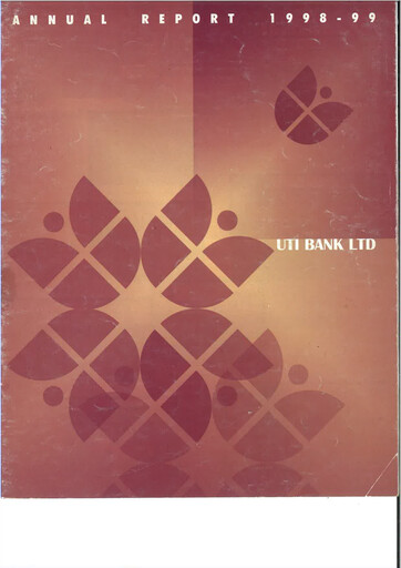 Thumbnail Axis Bank Annual Report 1998-1999