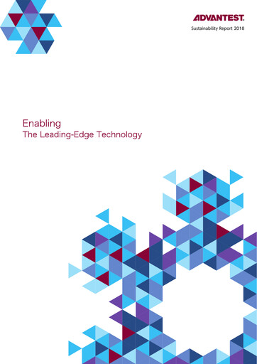 Thumbnail Advantest
 Sustainability Report 2018