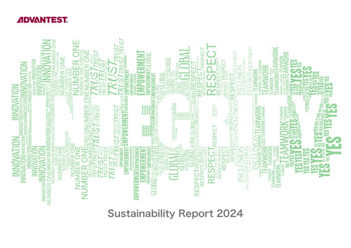 Thumbnail Advantest
 Sustainability Report 2024