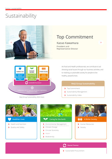 Thumbnail Meiji Holdings Sustainability Report 2019