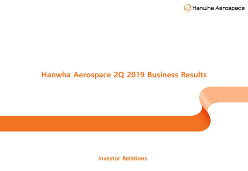Thumbnail Hanwha Aerospace Quarterly Report 2019-q2