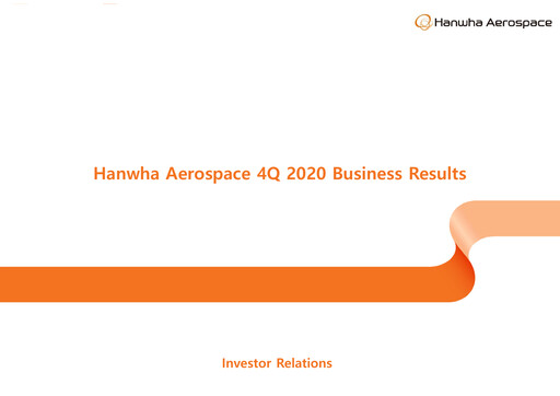 Thumbnail Hanwha Aerospace Quarterly Report 2020-q4