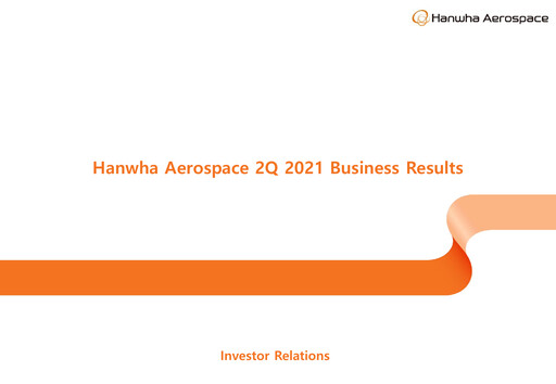 Thumbnail Hanwha Aerospace Quarterly Report 2021-q2
