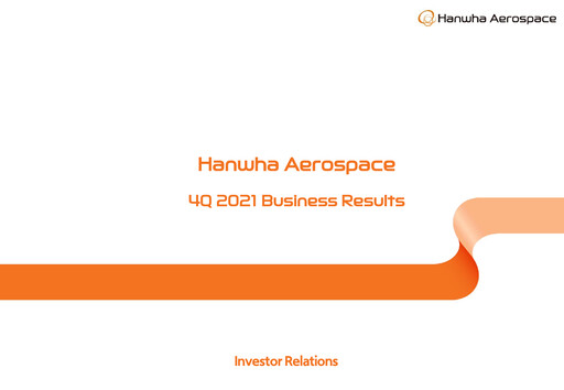 Thumbnail Hanwha Aerospace Quarterly Report 2021-q4