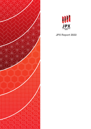 Thumbnail Japan Exchange Group
 Annual Report 2022