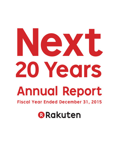 Thumbnail Rakuten Annual Report 2015