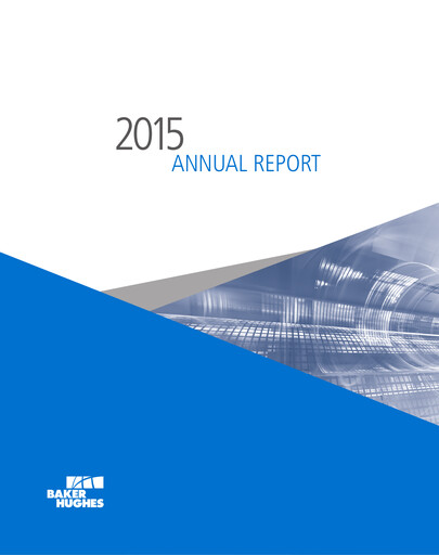 Thumbnail Baker Hughes
 Annual Report 2015