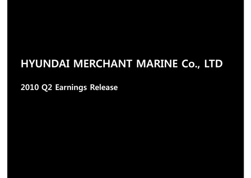 Thumbnail HMM Quarterly Report 2010-q2