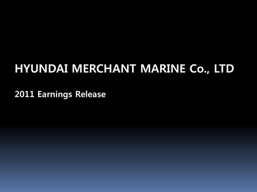 Thumbnail HMM Quarterly Report 2011-q4