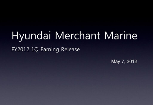 Thumbnail HMM Quarterly Report 2012-q1