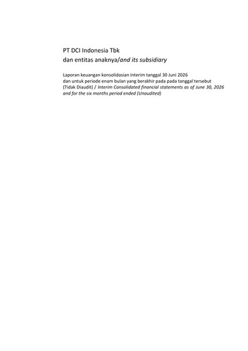 Thumbnail PT DCI Indonesia Tbk Financial Statement 2026-h1