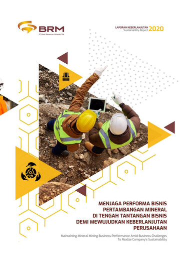 Thumbnail PT Bumi Resources Minerals Tbk Sustainability Report 2020