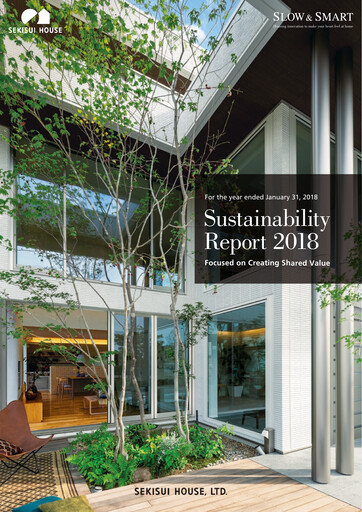 Thumbnail Sekisui House
 Sustainability Report fy2018