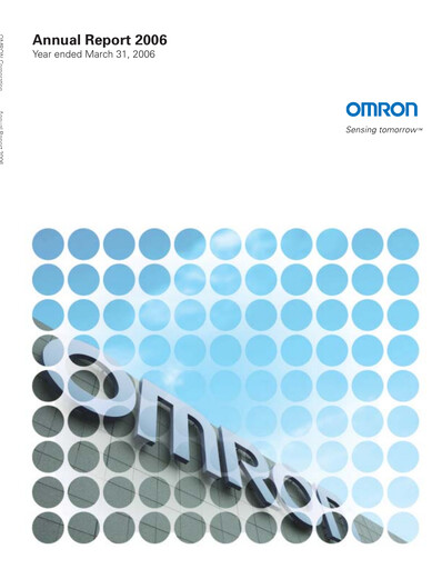 Thumbnail Omron Annual Report 2006