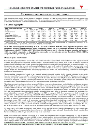 Thumbnail MOL Group Half-year Report 2005-h1