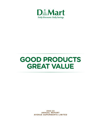 Thumbnail DMart Annual Report 2022-2023