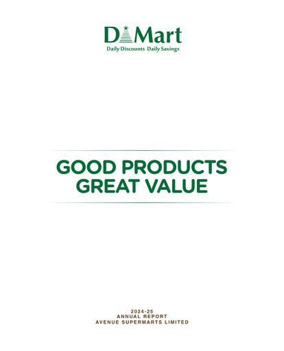 Thumbnail DMart Annual Report 2024-2025