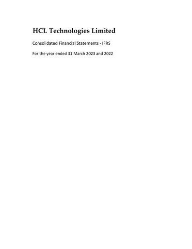 Thumbnail HCL Technologies
 Financial Statement 2022-2023