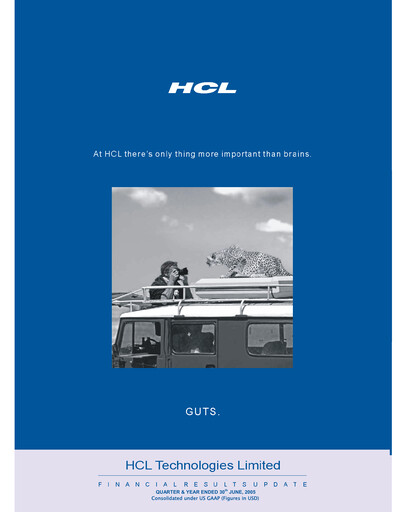 Thumbnail HCL Technologies
 Quarterly Report 2005-q4