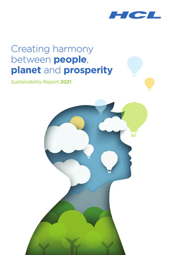 Thumbnail HCL Technologies
 Sustainability Report 2021