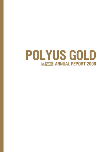Thumbnail Polyus Annual Report 2006