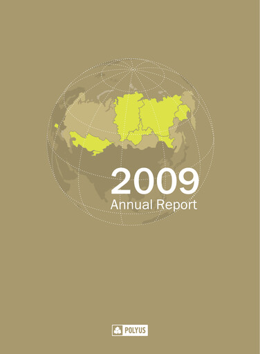 Thumbnail Polyus Annual Report 2009
