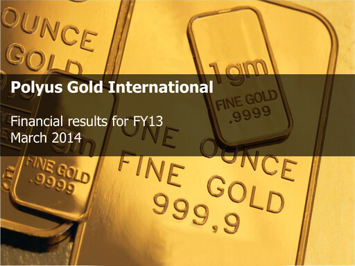 Thumbnail Polyus Financial Report 2013