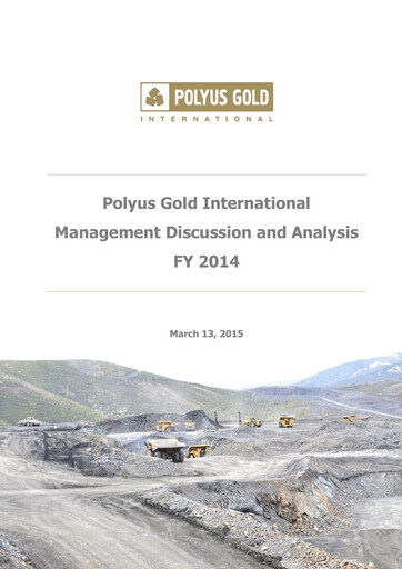 Thumbnail Polyus Financial Statement 2014