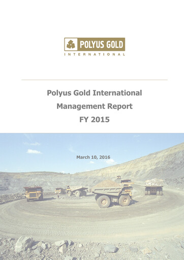 Thumbnail Polyus Financial Statement 2015