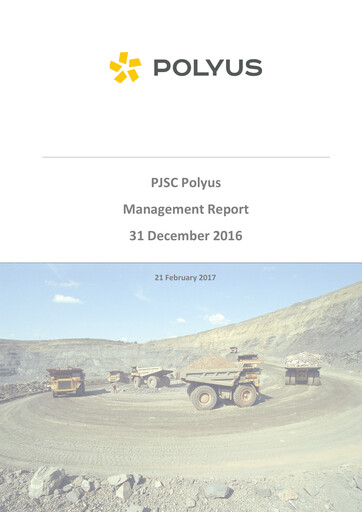 Thumbnail Polyus Financial Statement 2016
