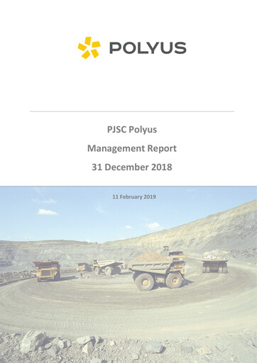 Thumbnail Polyus Financial Statement 2018