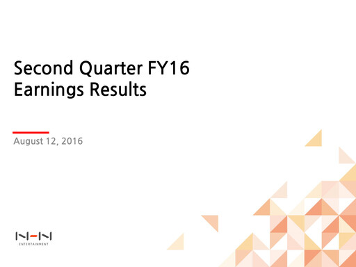 Thumbnail NHN Corp Quarterly Report 2016-q2