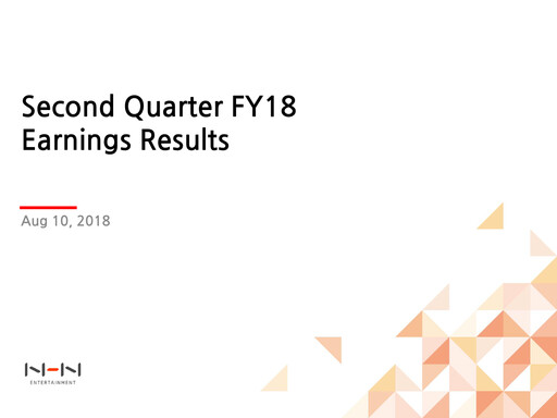 Thumbnail NHN Corp Quarterly Report 2018-q2