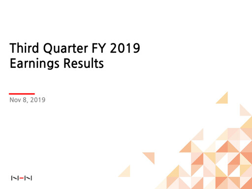 Thumbnail NHN Corp Quarterly Report 2019-q3
