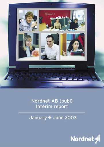 Thumbnail Nordnet AB Half-year Report 2003-h1