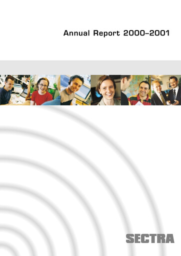 Thumbnail Sectra AB Annual Report 2000-2001