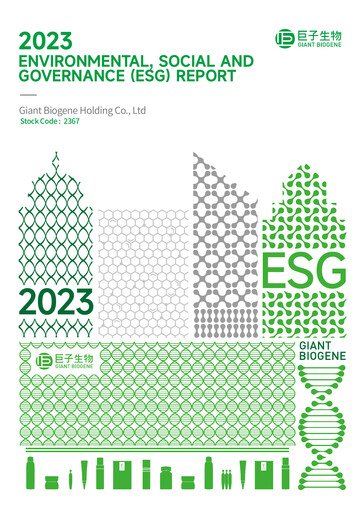 Thumbnail Giant Biogene ESG Report 2023