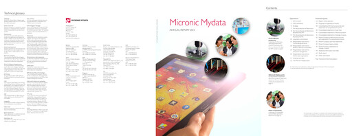 Thumbnail Mycronic Annual Report 2013