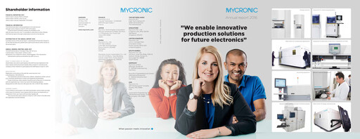 Thumbnail Mycronic Annual Report 2016