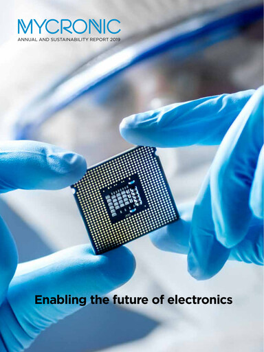 Thumbnail Mycronic Annual Report 2019