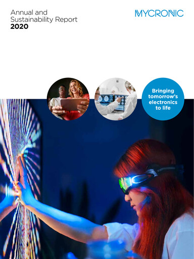 Thumbnail Mycronic Annual Report 2020