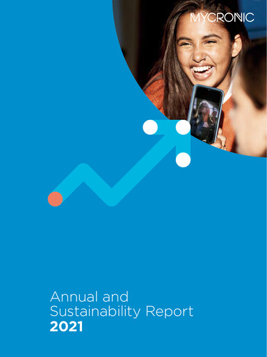 Thumbnail Mycronic Annual Report 2021