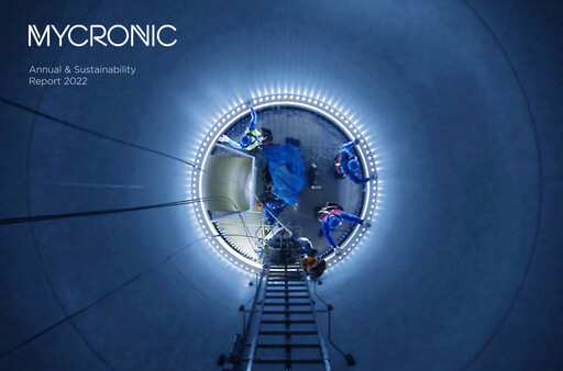 Thumbnail Mycronic Annual Report 2022