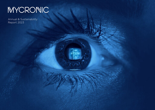 Thumbnail Mycronic Annual Report 2023