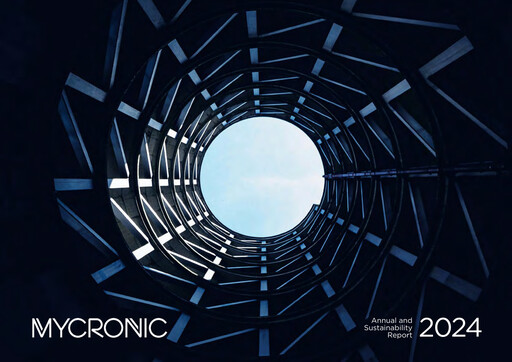 Thumbnail Mycronic Annual Report 2024