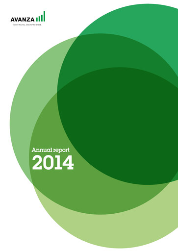 Thumbnail Avanza Bank Annual Report 2014