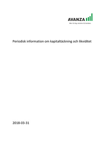 Thumbnail Avanza Bank Quarterly Report 2018-q1